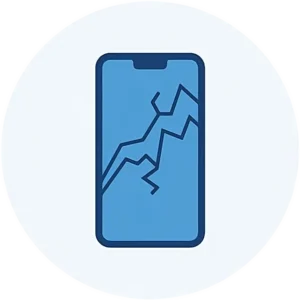 Sprucken eller svart skärm? Vi byter skärm professionellt, använder högkvalitativa paneler, testar touch och bild, ger garanti och återställer din iPhone tryggt.