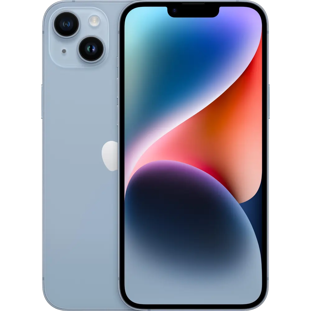 Snabb och säker reparation av iPhone 14 Plus: skärm, batteri, kamera och baksida.