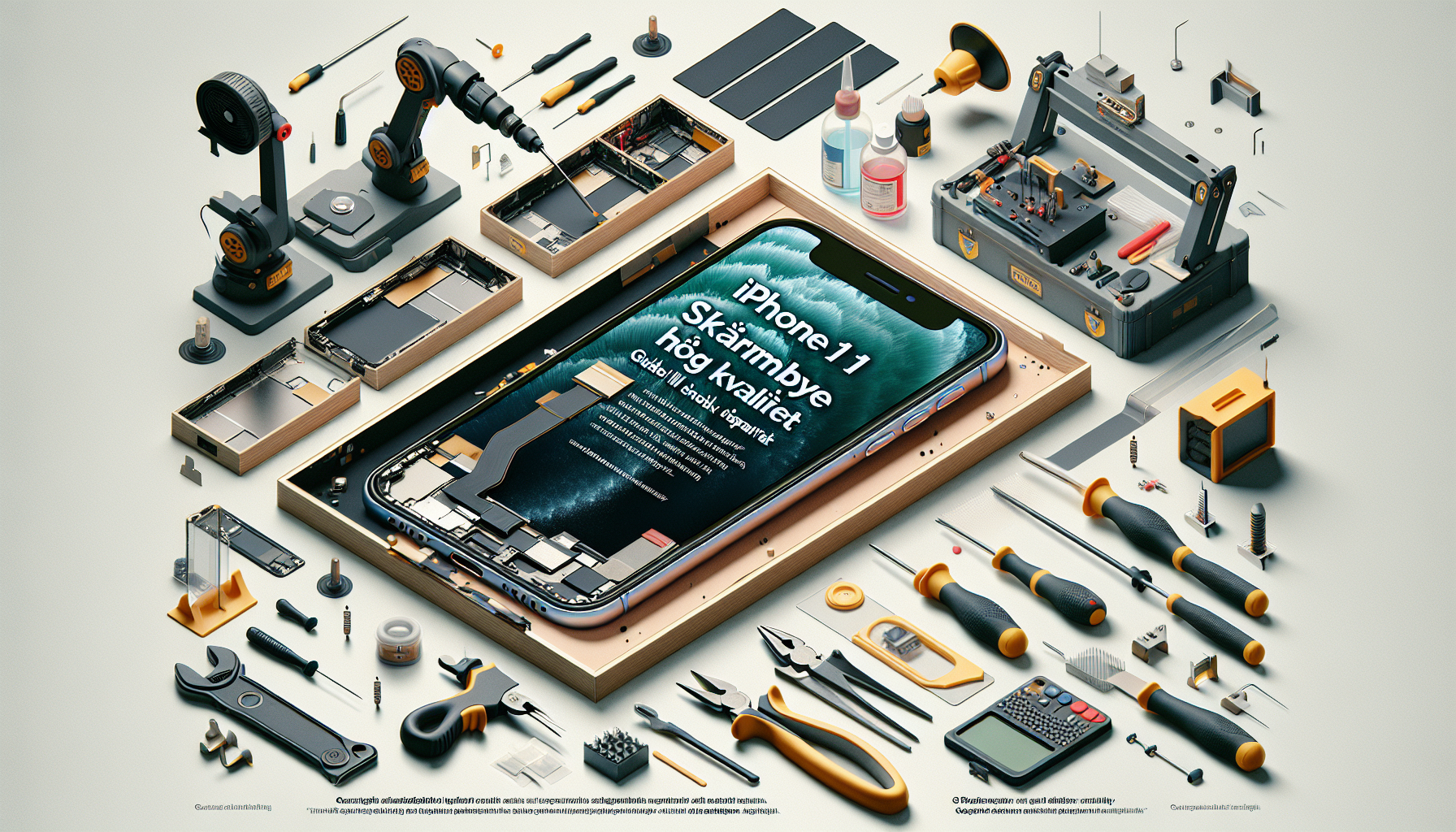 iPhone 11 skärmbyte hög kvalitet – guide till trygg och snabb reparation