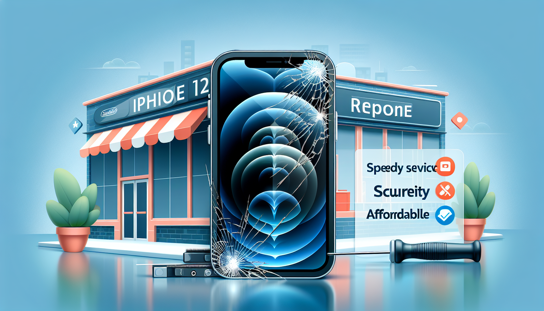 iPhone 12 skärmbyte butik nära mig – hitta snabb, säker och prisvärd service