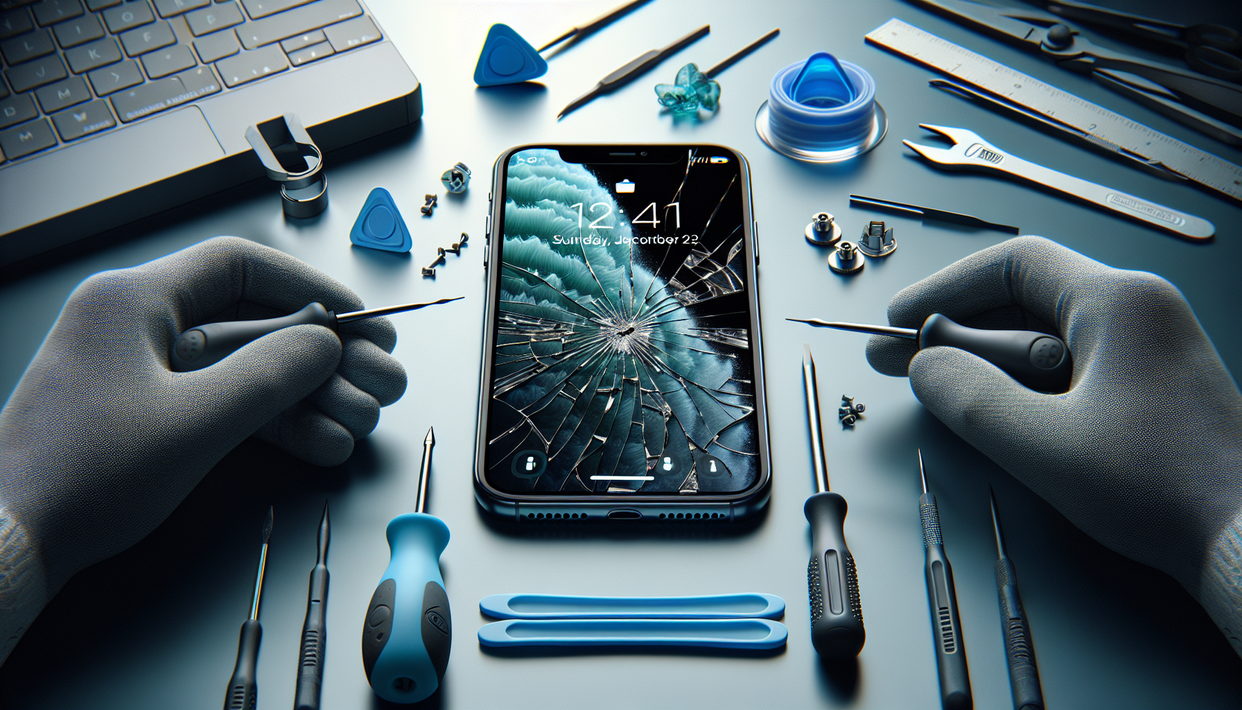 Laga sprucken iPhone 11