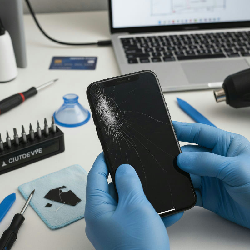 Laga sprucken skärm iPhone 17 – guide till reparation, kostnad och smarta val