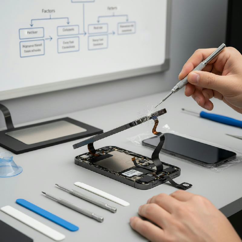 Reparera iPhone 15-skärm: vad priset beror på och hur du jämför