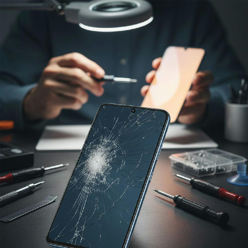 Samsung Galaxy A55 displaybyte – hur du hittar ett säkert och prisvärt skärmbyte