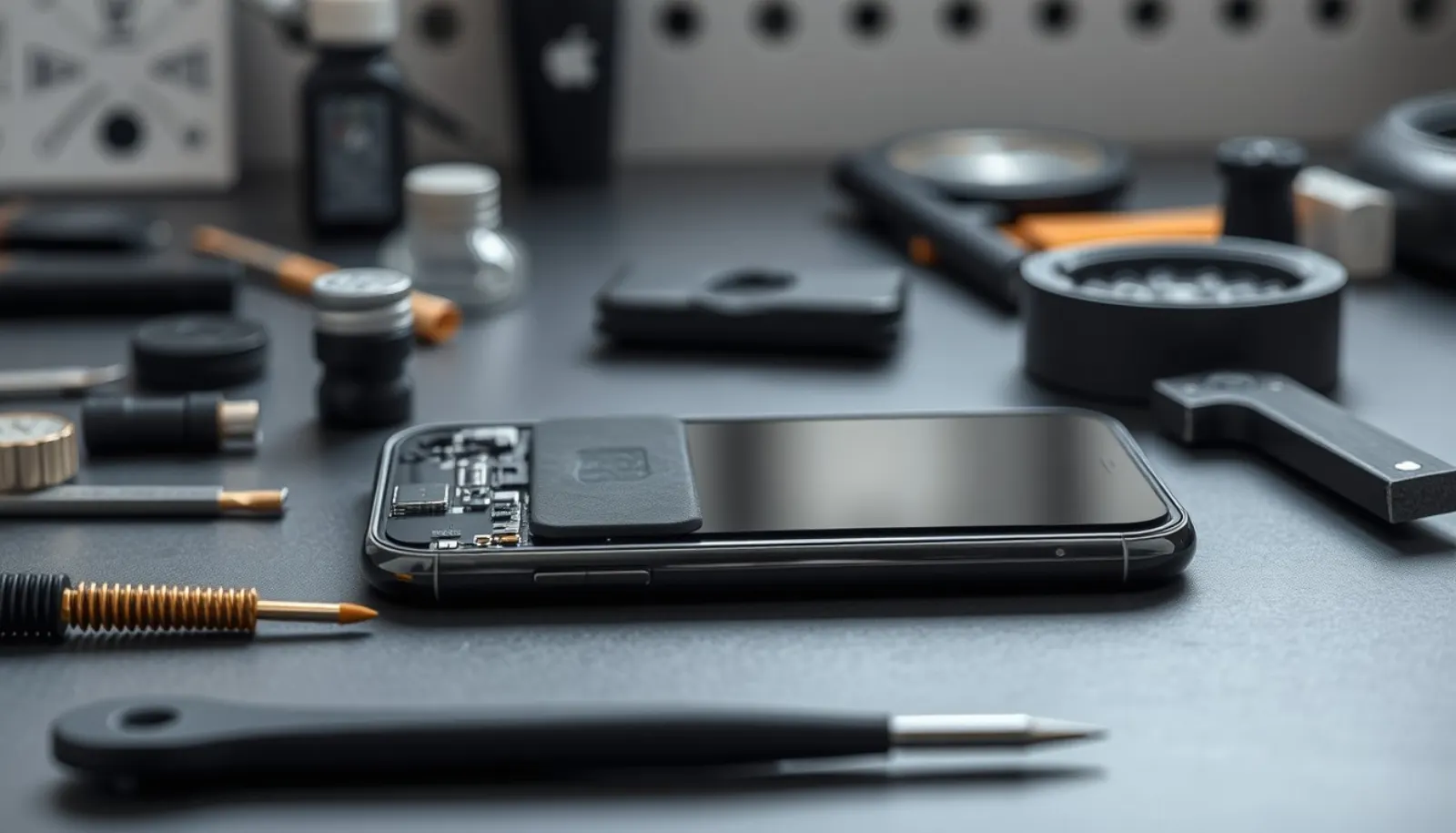 iPhone-bakkamera visar svart bild