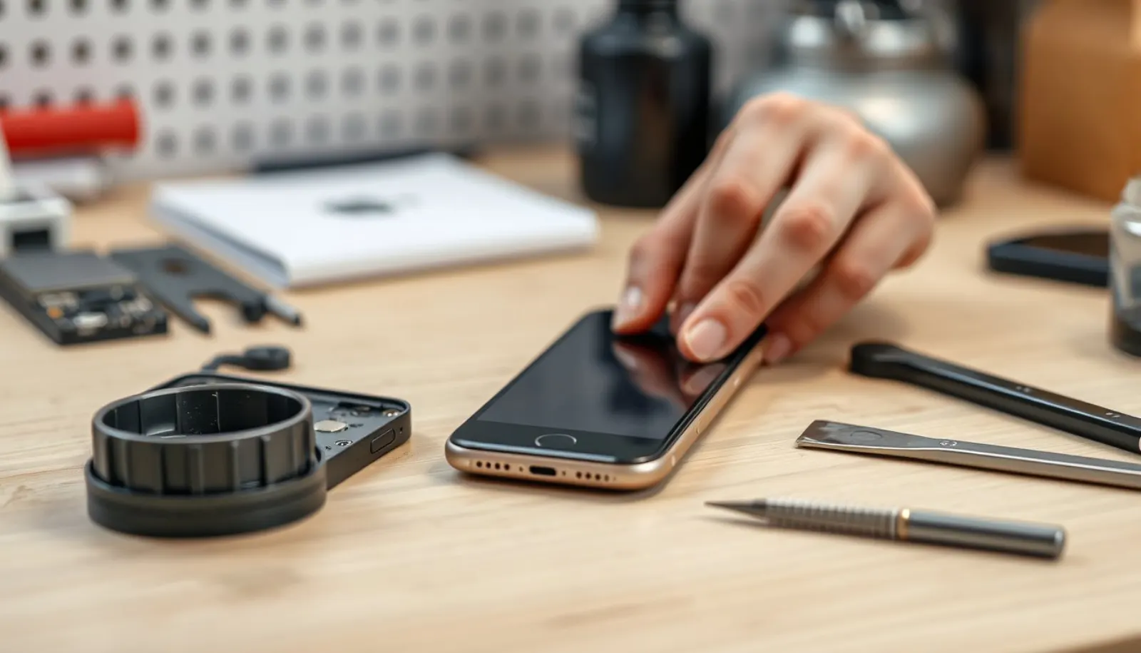 Rengöra iPhone-samtalshögtalare säkert