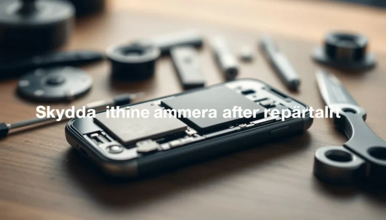 Skydda iPhone-framkamera efter reparation