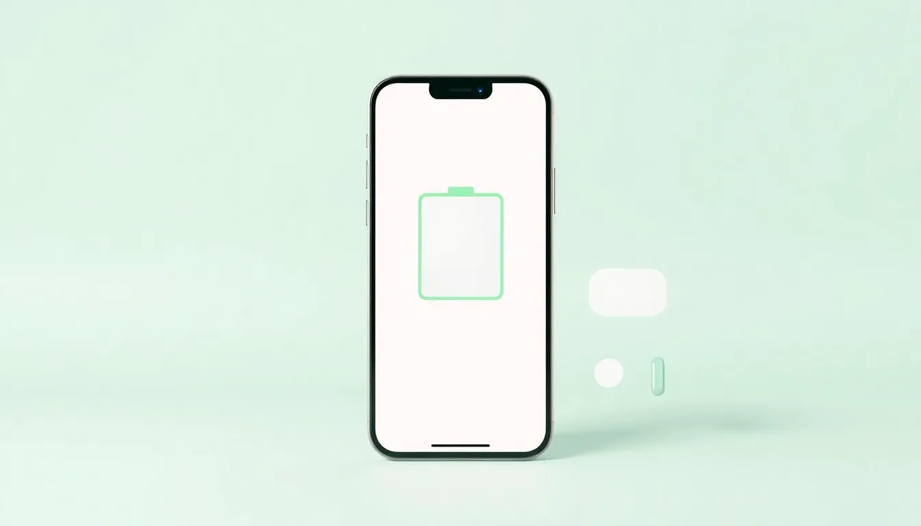 iPhone 12 bredvid en normaliserad prisjämförelse för batteribyte
