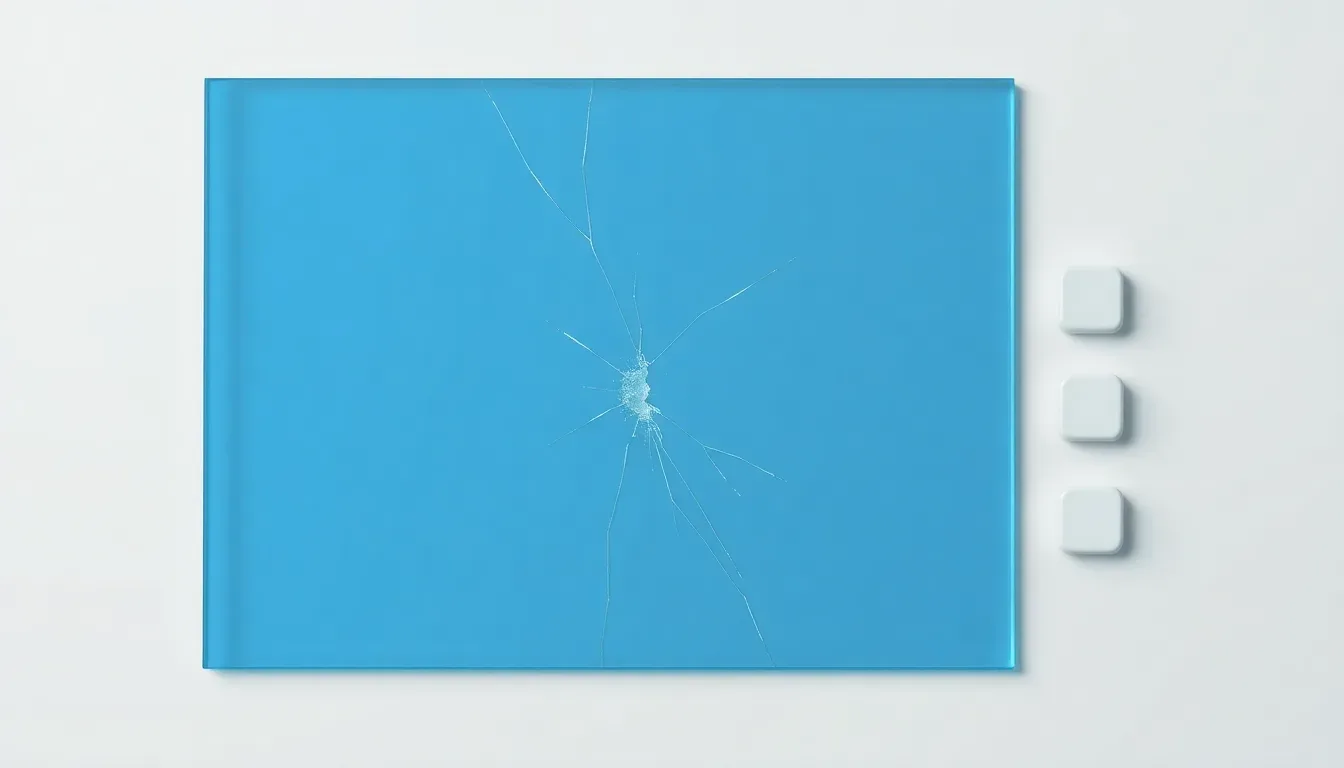 Illustration av sprucket baksidesglas på iPhone 12 Pro Max