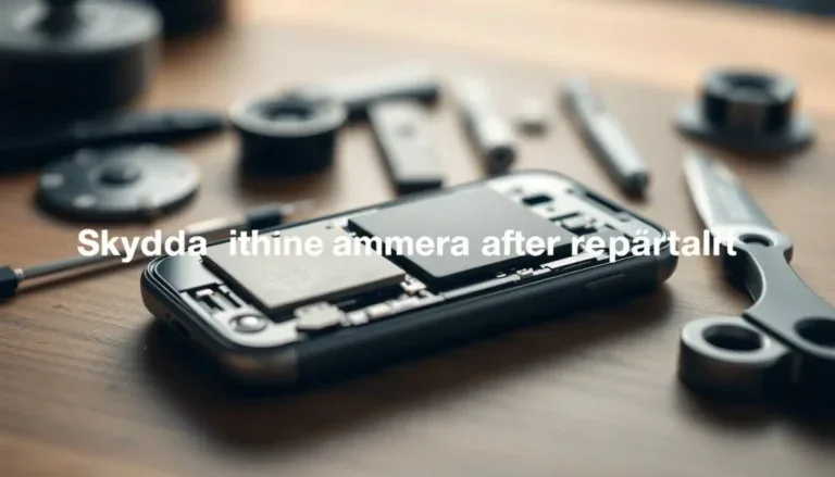 Skydda iPhone-framkamera efter reparation